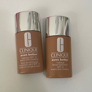 Clinique Even Better Foundation - Brown and Tan Shades